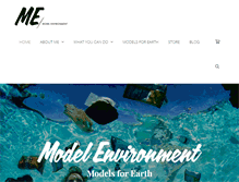 Tablet Screenshot of modelenvironment.com